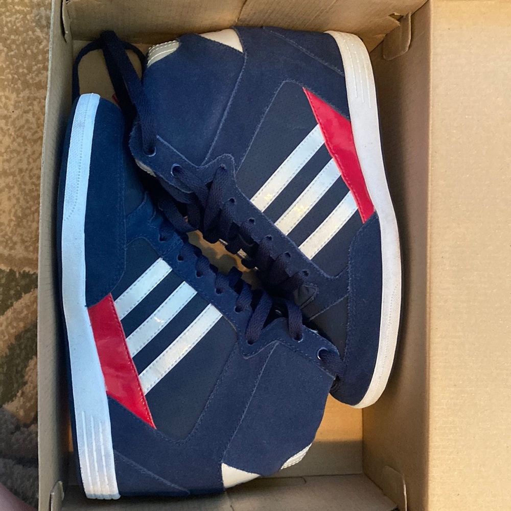 Adidas neo label very lightly loved wedge sneakers